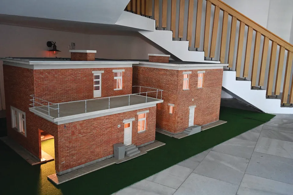 Model baťovských budov mesta Svit
