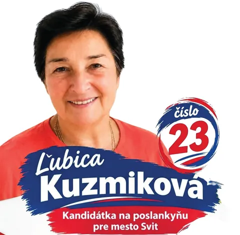 Ľubica Kuzmiková, kandidátka na poslankyňu číslo 23