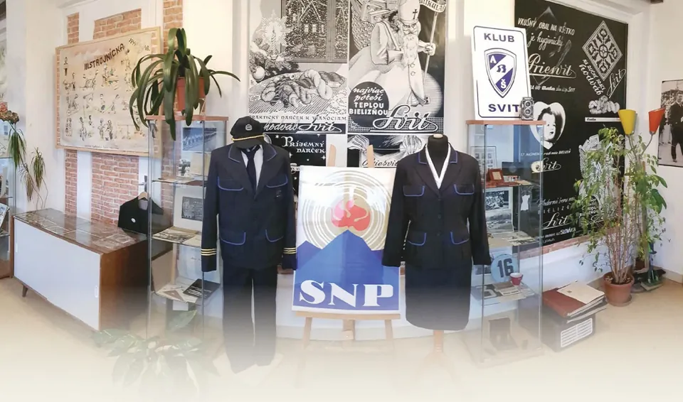 Historické exponáty v Galérii histórie Svitu